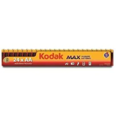 Pilha Kodak Alcalina Max AA Embalagem 24 Unidades