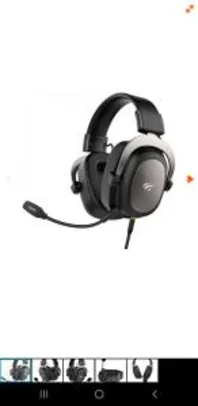 Headset Gamer Havit HV-H2002D 3.5mm Preto/Cinza