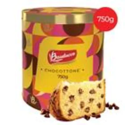 Panettone com Gotas de Chocolate Bauducco Chocottone Lata 750g