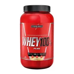 Whey 100% Pure, IntegralMedica, Baunilha, 907 g