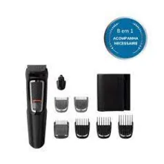 Aparador de Pelos Barbeador Philips Multigroom 8 em 1 MG3730/15