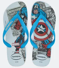 Chinelo de Tiras Top Marvel Classics Havaianas Azul