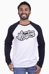 Camiseta Manga Longa Raglan Houston