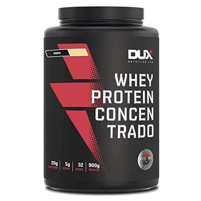 Whey Protein Concentrado Pote (900G) - Sabor Coco, Dux Nutrition