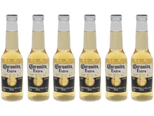 Cerveja Corona Coronita Extra Lager 6 Unidades - 210ml | R$22