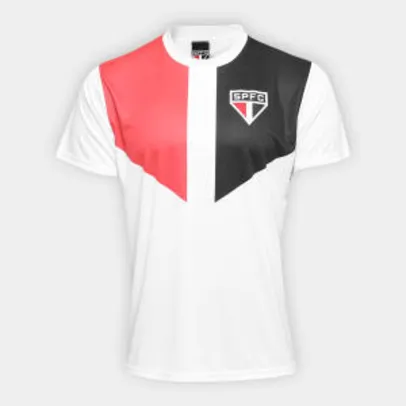 Saindo por R$ 30: Camisa São Paulo Edição Limitada Masculina - Branco e Vermelho | R$30 | Pelando