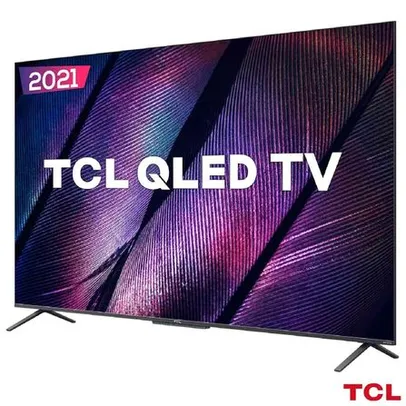 Smart TV TCL QLED C725 50' 4K | Android TV com Google Assistante, Dolby Vision, HDR10+