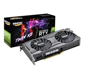 Placa de Vídeo INNO3D GeForce RTX 3060 TWIN X2, 12GB, GDDR6, DLSS, Ray Tracing, N30602-12D6-119032AH