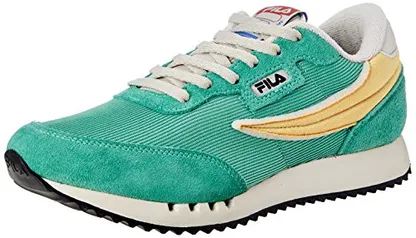 Fila, F-1911, Tênis, Feminino, Verde/Amarelo/Bege, 33