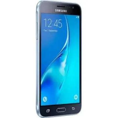 [Sou Barato]  Smartphone Samsung Galaxy J3 Dual Chip Desbloqueado Android 5.1 Tela 5'' 8GB 4G Wi-Fi Câmera 8MP - Preto por R$ 719
