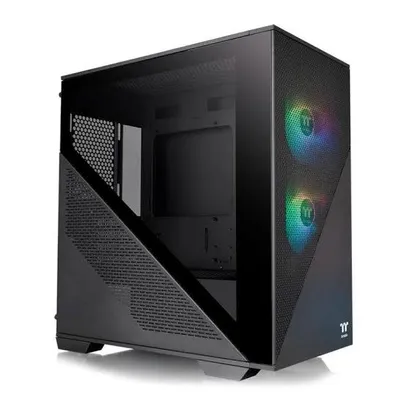 Gabinete Gamer Thermaltake Divider 170 TG, ARGB, Lateral de Vidro, Com 2 Fans