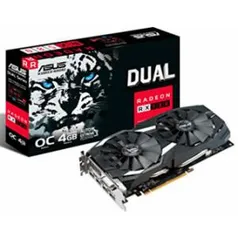 PLACA DE VÍDEO ASUS RADEON RX 580 DUAL OC, 4GB GDDR5, 256BIT