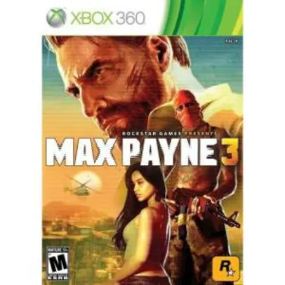 Game Max Payne 3 Xbox 360 R$29.95