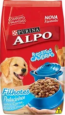 NESTLÉ PURINA ALPO Ração Seca para Cães Filhotes Receitas Caseiras Carne, Leite e Cereais 10,1kg