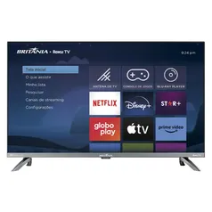 TV Britânia 32" HD Roku 