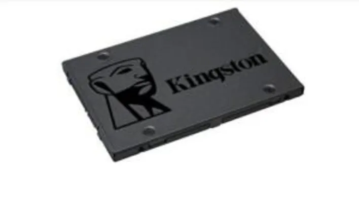 SSD Kingston A400, 480GB, SATA, Leitura 500MB/s, Gravação 450MB/s - R$350
