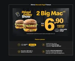 2 Lanches Big Mac por R$6,90