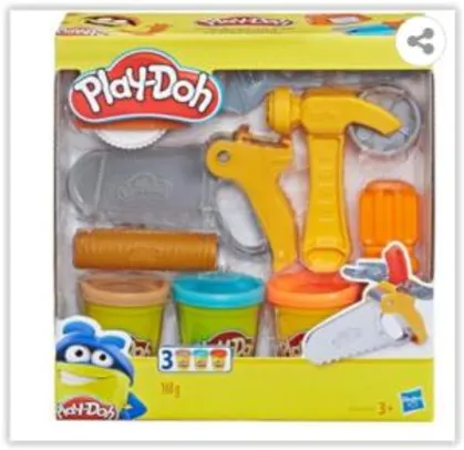 Conjunto Play-Doh Hasbro Ferramentas Divertidas | R$ 30