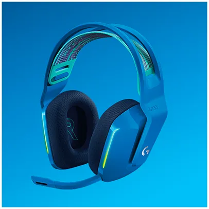 Headset Gamer Sem Fio Logitech G733 - Azul | R$ 1275