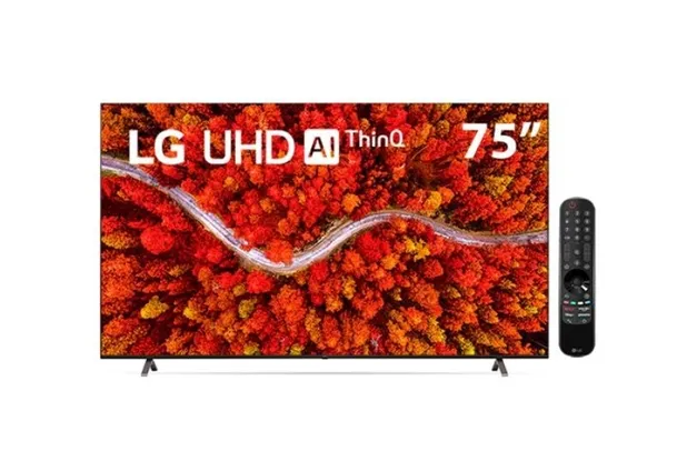 Smart TV 75" LG 4K LED 75UP8050