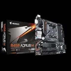 Placa Mãe Gigabyte B450 AORUS M mATX AMD DDR4