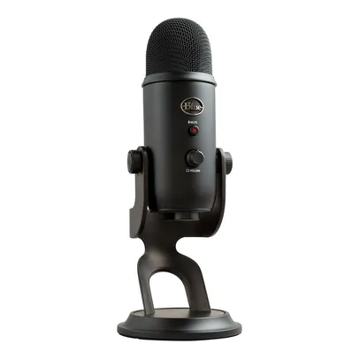 Microfone Condensador USB Blue Yeti Preto | R$700