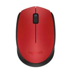 Mouse Sem Fio Logitech M170 Vermelho - R$27