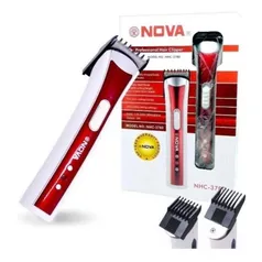 (AME SC 39,91) Aparador Barbeador Barba Cabelo Bigode Elétrico Recarregável Bivolt Nova