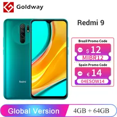 Smartphone Xiaomi Redmi 9 4gb 64GB | R$647