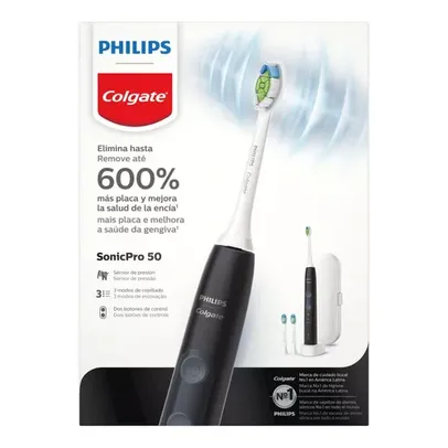 Escova Dental Elétrica Colgate + Philips SonicPro 50