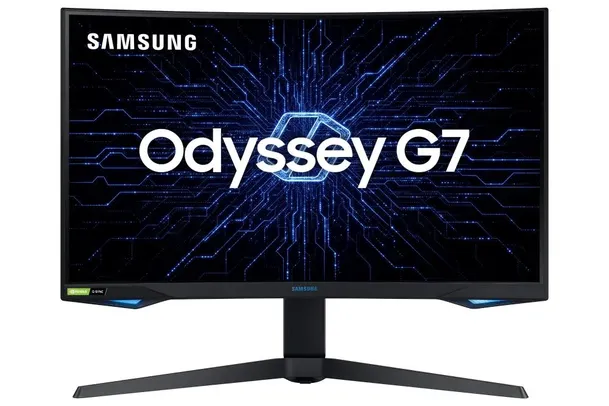 Monitor QLED Curvo 27" Samsung Odyssey G7 WQHD 240hz 1ms G-sync Freesync - LC27G75TQSLXZD