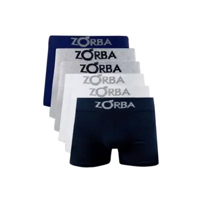 Kit 10 Cuecas Boxer Zorba 781 Algodão Cueca 