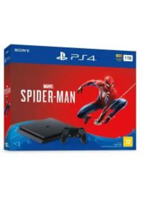[CC Sub /Ame R$ 1535,00] Console PlayStation 4 1 TB Sony + Jogo Spider-Man -