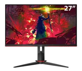 Monitor Gamer LED 27 Full HD AOC Hero 27G2/BK IPS, 1ms, 144 Hz | R$1600