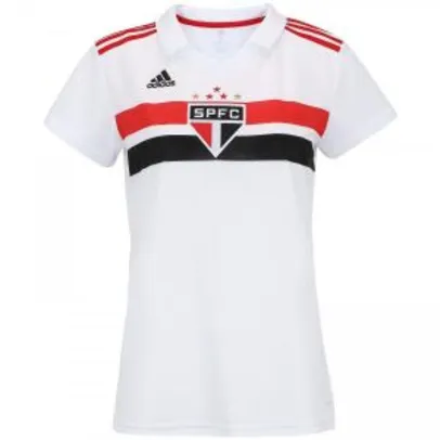 Camisa do São Paulo I 2018 adidas - Feminina | R$80
