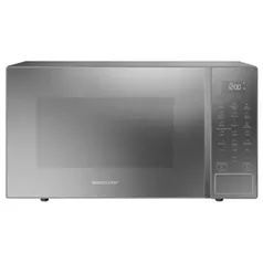 (Com Cashback Brastemp) Micro-ondas Brastemp 32 Litros BMS46AR| Espelhado com Menu Gourmet, Inox,