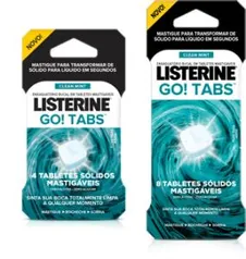 Experimente o novo LISTERINE® GO!TABS™ e receba seu dinheiro de volta