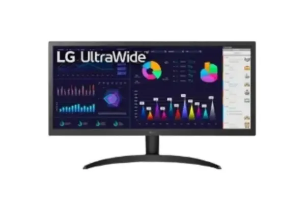 Monitor LG Ultrawide 26" Ips Full HD, 75Hz, 1Ms, HDR 10, AMD Freesync - 26wq500-b.awzm