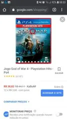 Jogo god of war 4 - R$39