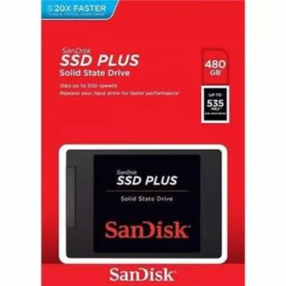 Hd Ssd Sandisk Plus 480gb 535mb/s G26 | R$430