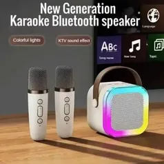 [1ª Compra] Caixinha Karaoke Bluetooth K12