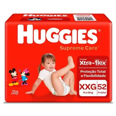 [APP] Fralda Huggies Supreme Care XXG - 52 Unidades