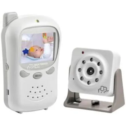 Babá Eletrônica Digital Multikids Baby Talk, com Câmera, Sistema VOX - BB126