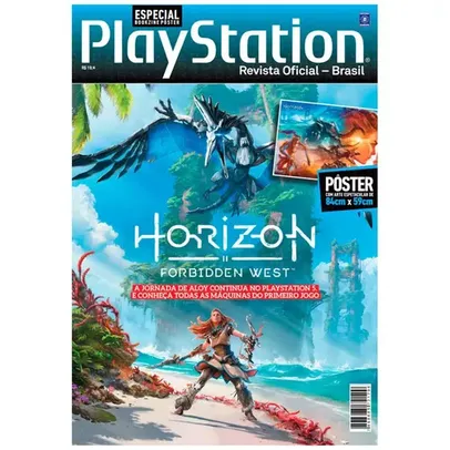 Revista Pôster PlayStation - Horizon Forbidden West