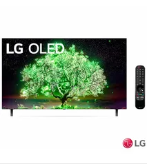 Smart TV 4K LG OLED 55" com Inteligência Artificial ThinQ AI, Google Alexa e Wi-Fi - OLED55A1PSA