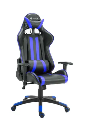 Cadeira Gamer Pro Reclinável Base Giratória Gallant Preto/Azul