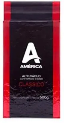 Café Torrado e Moído - América Clássico Alto Vácuo 500g - R$8,58