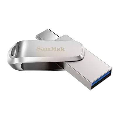 Pendrive Sandisk Ultra Dual Drive Luxe 512gb 3.1 Gen 1 - USB Type-A e Type-C - SanDisk