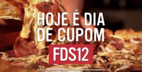 [Primeira Compra] R$12 Off em pedidos acima de R$15 no ifood