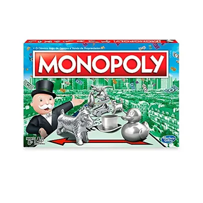 [PRIME] Brinquedo Jogo Hasbro Gaming Monopoly - C1009 - Hasbro, Verde/Vermelho